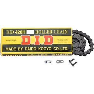 D.I.D 428 - 高性能モーターサイクルチェーン - 124 リンク D18-429-124 D.I.D 428 - High-Performance Motorcycle Chain - 124 Links D18-429-124 【並行輸入品】