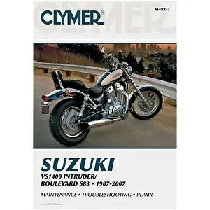 Clymer マニュアル スズキ VS1400 イントルーダー '87-'07 M482-3 Clymer Manual For Suzuki VS1400 Intruder '87-'07 M482-3 【並行輸入品】