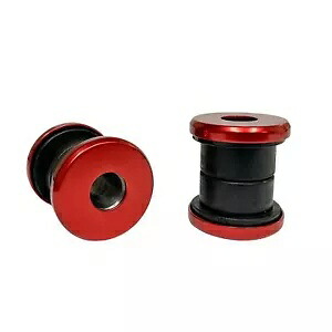 PRO ONE ハンドルバー ライザー ダンパー キット ポリウレタン ブッシング レッド アルマイト 103070R PRO ONE HANDLEBAR RISER DAMPER KIT POLYURETHANE BUSHING RED ANODIZED 103070R 【並行輸入品】