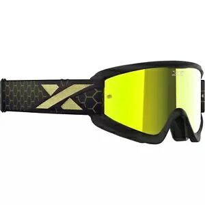 フラットアウトミラーゴーグル - ブラック/ゴールドメタリック/ゴールドミラーレンズ 067-60515 FLAT OUT MIRROR GOGGLES - BLACK/GOLD METALLIC/GOLD MIRROR LENS 067-60515 【並行輸入品】