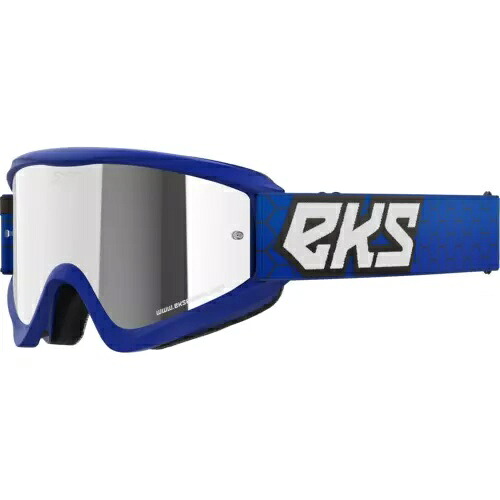 EKS ブランド フラットアウト ミラー ゴーグル - ロイヤル ブルー/シルバー ミラー レンズ 067-60535 EKS Brand Flat Out Mirror Goggles - Royal Blue/Silver Mirror Lens 067-60535 【並行輸入品】