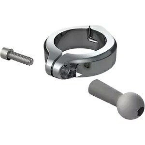 CIRO ボールマウント - アルミニウムクランプ - 1-1/2 インチハンドルバー - クロム 50134 CIRO Ball Mount - Aluminum Clamp - 1-1/2\