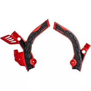 アセルビス X-グリップ フレーム ガード ベータ レッド/ブラック 2742591018 Acerbis X-Grip Frame Guard Beta Red/Black 2742591018 【並行輸入品】