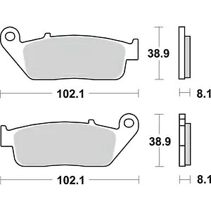 SBS HS ブレーキパッド - 627HS 627HS SBS HS Brake Pads - 627HS 627HS 【並行輸入品】