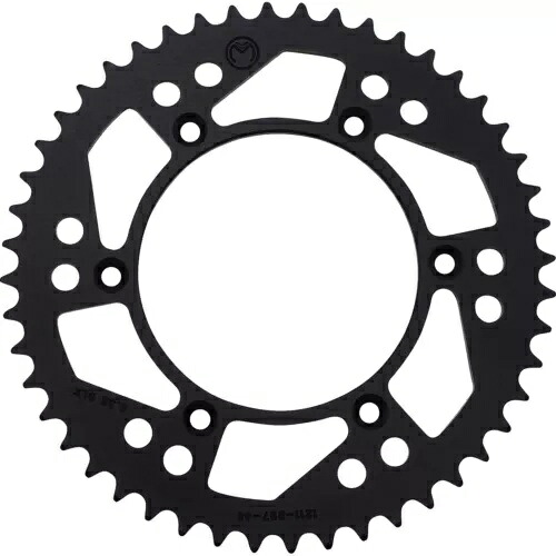 Moose Racing リア アルミニウム スプロケット - ブラック - 48 歯 1211-897-48-10 Moose Racing Rear Aluminum Sprocket - Black - 48 Tooth 1211-897-48-10 【並行輸入品】