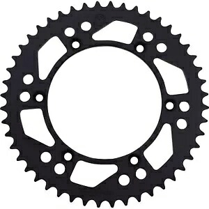 MOOSE リア アルミニウム スプロケット、ブラック - 48 歯 1211-822-48-10 MOOSE REAR ALUMINUM SPROCKET, BLACK - 48 TOOTH 1211-822-48-10 【並行輸入品】