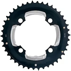 MTB プロ ダブル チェーンリング - 36t、104 BCD、4 ボルト、アルミニウム、D10、ブラック 380-0636I MTB Pro Double Chainring - 36t, 104 BCD, 4-Bolt, Aluminum, D10, Black 380-0636I 【並行輸入品】