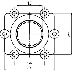 Kimpex キャブレター フランジ、Arctic Cat 07-100-62 Kimpex Carburetor Flange, Arctic Cat 07-100-62 【並行輸入品】