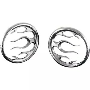 Kuryakyn フロント スピーカー アクセント - Flame 3788 Kuryakyn Front Speaker Accents - Flame 3788 【並行輸入品】