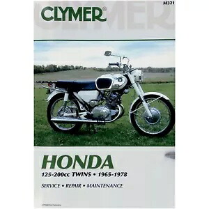 Honda 125/200 Twins M321用Clymerマニュアル Clymer Manual for Honda 125/200 Twins M321 【並行輸入品】
