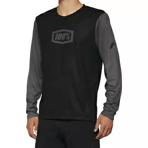 100% エアマチック長袖ジャージ - ブラック - Lサイズ 40019-00002 100% AIRMATIC LONG-SLEEVE JERSEY - BLACK - LARGE 40019-00002 【並行輸入品】