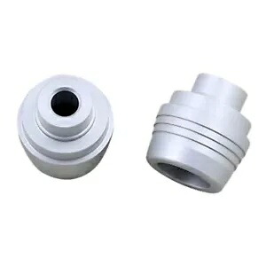 BMW 用 Kuryakyn ハンドルバー スライダー - シルバー 3806 Kuryakyn Handlebar Sliders for BMW - Silver 3806 【並行輸入品】