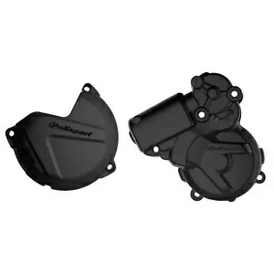 Polisport キット クラッチ + イグニッション ブラック KTM/ハスクバーナ用 90966 Polisport Kit Clutch + Ignition Black for KTM/Husqvarna 90966 【並行輸入品】