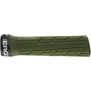 Ergon GE1 Evo スリム グリップ - ディープ モス、ロックオン 42411655 Ergon GE1 Evo Slim Grips - Deep Moss, Lock-On 42411655 【並行輸入品】