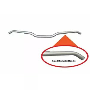 RSI スリム ジム ハンドルバー - シルバー T8-10R-SJ RSI Slim Jim Handlebar - Silver T8-10R-SJ 【並行輸入品】