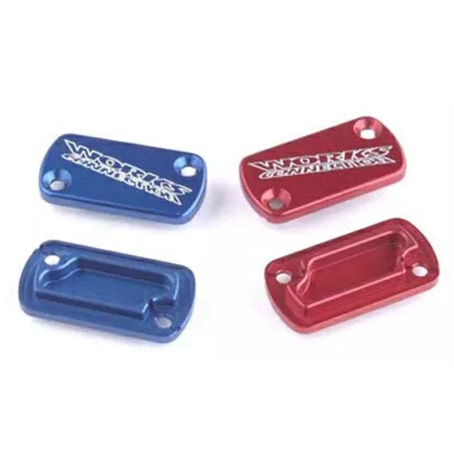 ワークス ビレットフロントブレーキカバー ブルー KX RM21-020(BLUE) Works Billet Front Brake Cover Blue KX RM 21-020 (BLUE) 【並行輸入品】