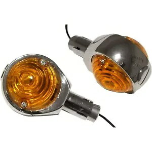 Emgo バーエンド ライト 7/8 インチ ハンドルバー 60-14550 Emgo Bar End Light 7/8\