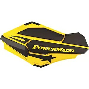 Powermadd センチネル ハンドガード スズキ用 - イエロー/ブラック 34406 Powermadd Sentinel Handguards For Suzuki - Yellow/Black 34406 【並行輸入品】