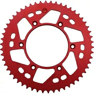 MOOSE リア アルミニウム スプロケット、レッド - 54 歯 ホンダ 1211-210-54-13 MOOSE REAR ALUMINUM SPROCKET, RED - 54 TOOTH FOR HONDA 1211-210-54-13 【並行輸入品】
