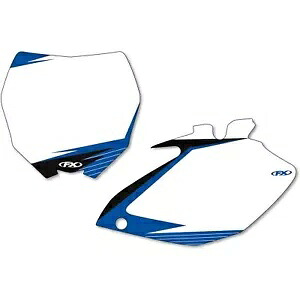 Factory Effex グラフィック ナンバー プレート - ホワイト - YZ250/450 12-64222 Factory Effex Graphic Number Plates - White - YZ250/450 12-64222 【並行輸入品】