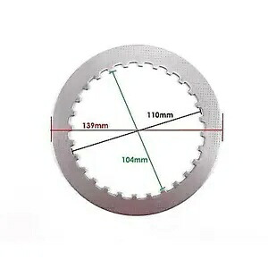 2FastMoto スチール クラッチ ディスク プレート 交換用 ホンダ用 8個セット 24-2009x8 2FastMoto Steel Clutch Disc Plate Replacement for Honda Set of 8 24-2009x8 【並行輸入品】