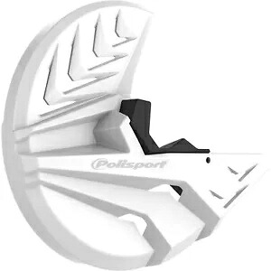 Polisport ディスク プロテクター KTM/ハスクバーナ用 ホワイト/ブラック 8151600002 Polisport Disc Protector for KTM/Husqvarna White/Black 8151600002 【並行輸入品】