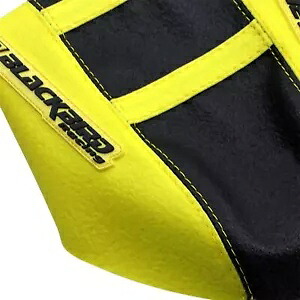 Blackbird Racing Zebra シート カバー - グリッパー - ブラック/イエロー 1331ZUS Blackbird Racing Zebra Seat Cover - Gripper - Black/Yellow 1331ZUS 【並行輸入品】