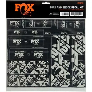 Fox Racing フォークとショック デカール キット - 戦艦グレー 803-01-736 Fox Racing Fork and Shock Decal Kit - Battleship Gray 803-01-736 【並行輸入品】