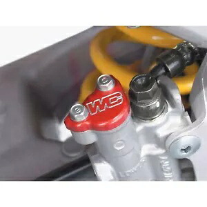 Works リア ビレット ブレーキ カバー - レッド ホンダ 21-505用 Works Rear Billet Brake Cover - Red for Honda 21-505 【並行輸入品】