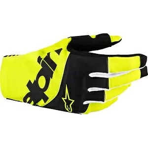 Alpinestars Techstar MX グローブ - ブラック/フルオ イエロー - L 3560125-155-L Alpinestars Techstar MX Gloves - Black/Fluo Yellow - Large 3560125-155-L 【並行輸入品】