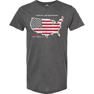 Honda ゴールドウィング T シャツ - ヘザー チャコール - 3XL NP23S-M2293-3X Honda Goldwing T-Shirt - Heather Charcoal - 3XL NP23S-M2293-3X 【並行輸入品】