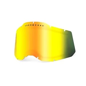 100% 交換 - デュアルペインベンテッドレンズ - ミラーゴールド 59083-00004 100% Replacement - Dual Pane Vented Lens - Mirror Gold 59083-00004 【並行輸入品】