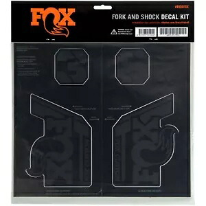 Fox Racing フォークおよびショック デカール キット - ステルス ブラック 803-01-732 Fox Racing Fork and Shock Decal Kit - Stealth Black 803-01-732 【並行輸入品】