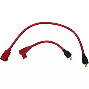 Sumax スパーク プラグ ワイヤー - レッド - FL/FX 77231 Sumax Spark Plug Wires - Red - FL/FX 77231 【並行輸入品】