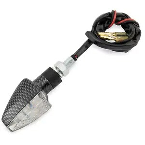 BikeMaster ナロー アロー ヘッド II LED ウインカー カーボン 1-11/16\