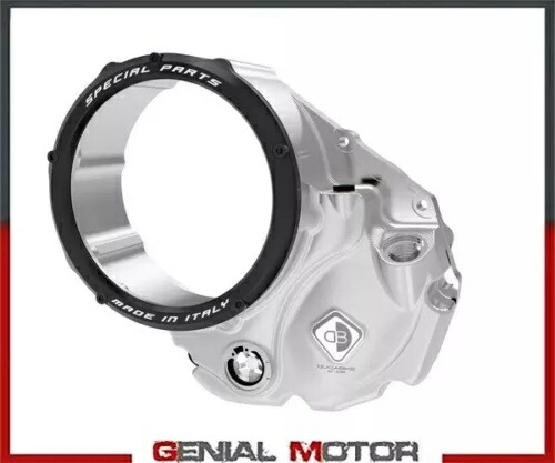 3D-Evo オイルバス クラッチ カバー DUCABIKE シルバー-ブラック Ducati MTS 1260 2018 - 2020- 3D-Evo oil bath clutch cover DUCABIKE SILVER-BLACK Ducati MTS 1260 2018 - 2020- 【並行輸入品】