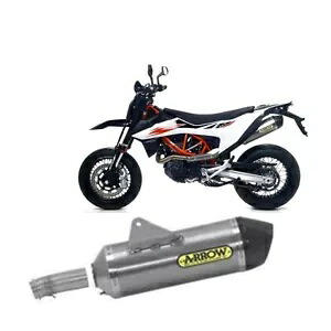 エキゾースト+リンクパイプ アローR タイトR フェルカーボン KTM 690 ENDURO 2019 - 2020 Exhaust + Link Pipe Arrow R Tit R Fel Carbon Ktm 690 ENDURO 2019 - 2020 【並行輸入品】
