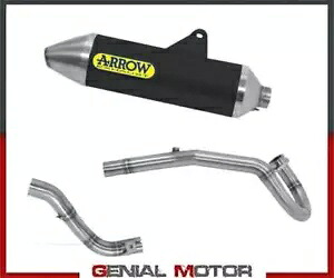 フルエキゾースト キャット アロー サンダー エーオン ブラック アルミニウム ホンダ CRF 300 L 2021 - 2023 Full Exhaust Kat Arrow Thunder Aon Black Aluminum HONDA CRF 300 L 2021 - 2023 【並行輸入品】｜カスタムパーツ WORLD倉庫