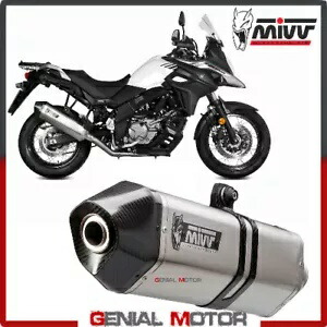 Mivv 排気マフラー Speed Edge Inox スズキ DL V-STROM 650 2017 - 2019用 Mivv Exhaust Muffler Speed Edge Inox for SUZUKI DL V-STROM 650 2017 - 2019 【並行輸入品】