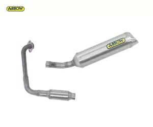 フルエキゾースト キャット アロー T スチール キャップ アルミ ヤマハ YZF-R 125 2021 - 2023 Full Exhaust Kat Arrow T Steel Cap Alu Yamaha Yzf-r 125 2021 - 2023 【並行輸入品】