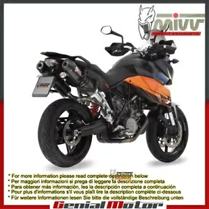 Mivv 排気マフラー オーバル カーボン Ktm 990 スーパーモト Smt 2009 - 2013 用 Mivv Exhaust Mufflers Oval Carbon for Ktm 990 Supermoto Smt 2009 - 2013 【並行輸入品】
