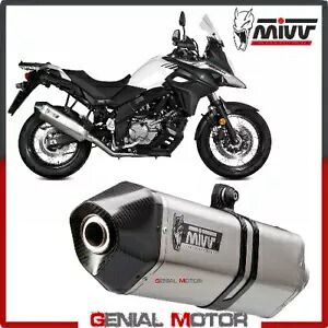 Mivv 排気マフラー Speed Edge Inox スズキ DL V-STROM 650 2017 - 2019用 Mivv Exhaust Muffler Speed Edge Inox for SUZUKI DL V-STROM 650 2017 - 2019 【並行輸入品】｜カスタムパーツ WORLD倉庫