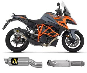 排気 GP2 Titan マフラー + リンクパイプ Arrow KTM 1290 SuperDuke GT 2022 2024 Exhaust GP2 Titan Muffler + Link Pipe Arrow KTM 1290 SuperDuke GT 2022 2024 【並行輸入品】