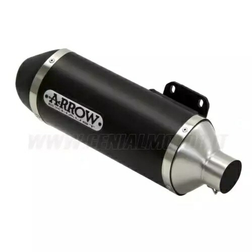 フルエキゾースト キャット アロー アーバン アルミ ブラック アプリリア スカラベオ 500 2007 - 2012 Full Exhaust Kat Arrow Urban Alu Black Aprilia Scarabeo 500 2007 - 2012 【並行輸入品】