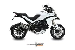 Mivv 排気マフラー Suono ステンレス鋼 Ducati Multistrada 1200 2010 - 2014 Mivv Exhaust Muffler Suono Stainless Steel Ducati Multistrada 1200 2010 - 2014 【並行輸入品】
