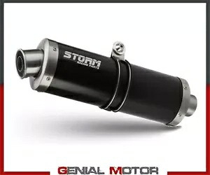 フルシステム ストーム by Mivv マフラー オーバル Nero inox ヤマハ トレーサー 900 2013 - 2018 Full System Storm by Mivv Muffler Oval Nero inox Yamaha Tracer 900 2013 - 2018 【並行輸入品】|カスタムパーツ WORLD倉庫