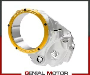 3D-Evo オイルバスクラッチカバー DUCABIKE シルバーゴールド Ducati MTS 1260 2018 - 2020- 3D-Evo oil bath clutch cover DUCABIKE SILVER GOLD for Ducati MTS 1260 2018 - 2020- 【並行輸入品】