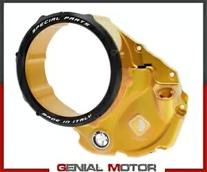 クラッチ蓋 オイルバス 透明 GOLD-BLK DUCABIKE ドゥカティ ハイパーモタード 821 2015- Clutch lid oil bath transparent GOLD-BLK DUCABIKE Ducati HYPERMOTARD 821 2015- 【並行輸入品】｜カスタムパーツ WORLD倉庫