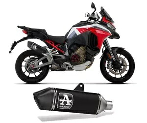 排気 Arrow Veloce Tita ブラック DUCATI Multistrada V4 1100 2021 - 2023 Exhaust Arrow Veloce Tita Black DUCATI Multistrada V4 1100 2021 - 2023 【並行輸入品】