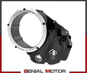 3D-Evo オイルバス クラッチ カバー DUCABIKE ブラック シルバー ドゥカティ MTS 1200 DVT 2015 2018- 3D-Evo oil bath clutch cover DUCABIKE BLACK SILVER Ducati MTS 1200 DVT 2015 2018- 【並行輸入品】